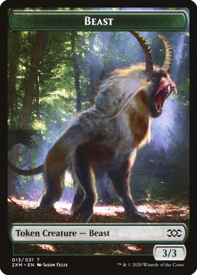 Beast T2XM-13 Double Masters Tokens Magic card