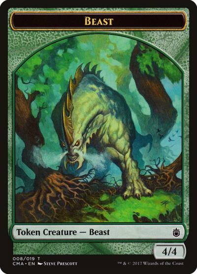 Beast TCMA-8 Commander Anthology Tokens Magic card