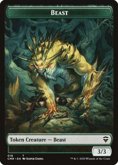 Beast TCMR-18 Commander Legends Tokens Magic card
