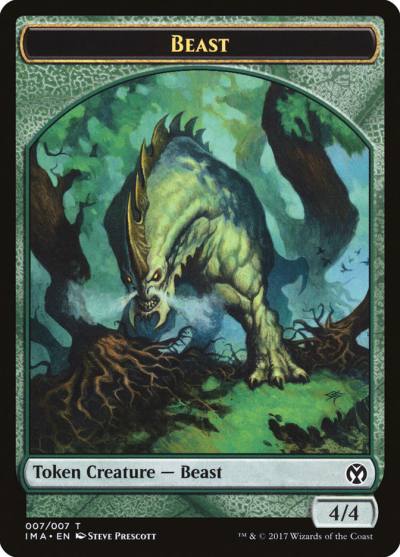 Beast TIMA-7 Iconic Masters Tokens Magic card
