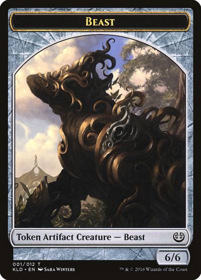 Beast TKLD-1 Kaladesh Tokens Magic card
