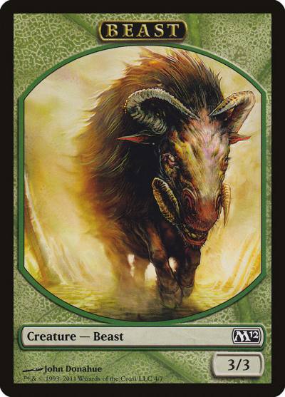 Beast TM12-4 Magic 2012 Tokens Magic card