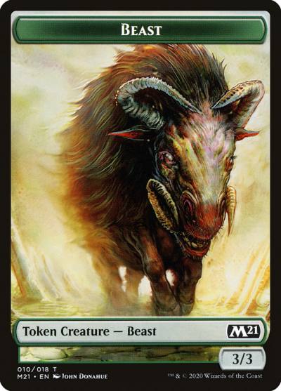 Beast TM21-10 Core Set 2021 Tokens Magic card