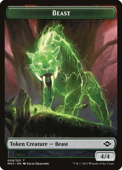 Beast TMH2-9 Modern Horizons 2 Tokens Magic card