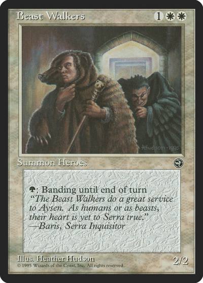 Beast Walkers HML-6 Homelands Magic card