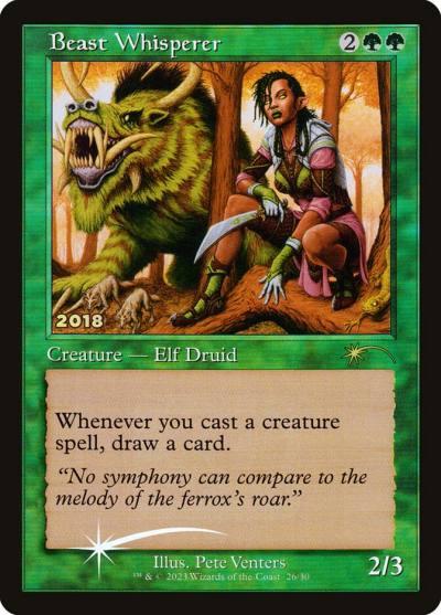 Beast Whisperer P30A-26 30th Anniversary Play Promos Magic card