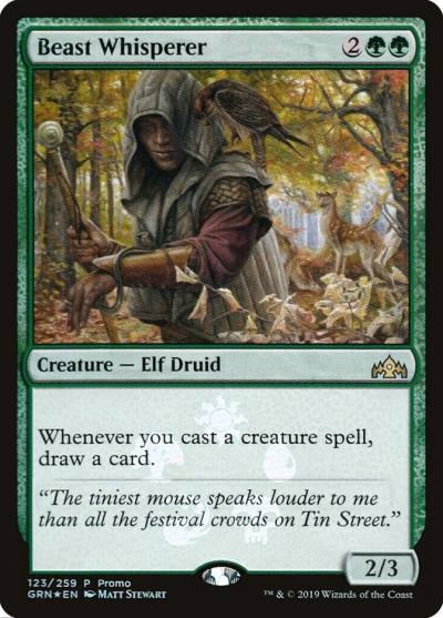 Beast Whisperer PGRN-123STAR Guilds of Ravnica Promos Magic card