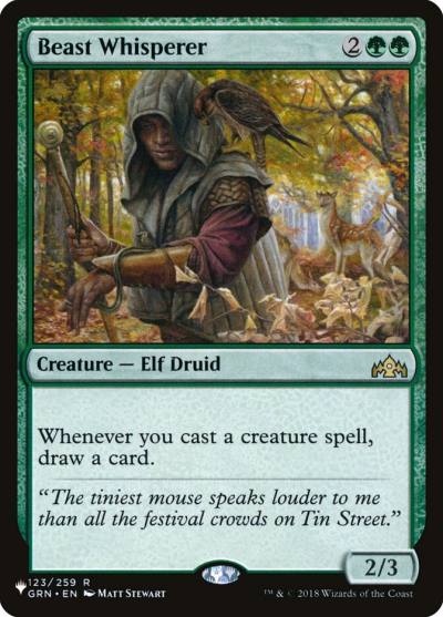 Beast Whisperer PLST-GRN-123 The List Magic card