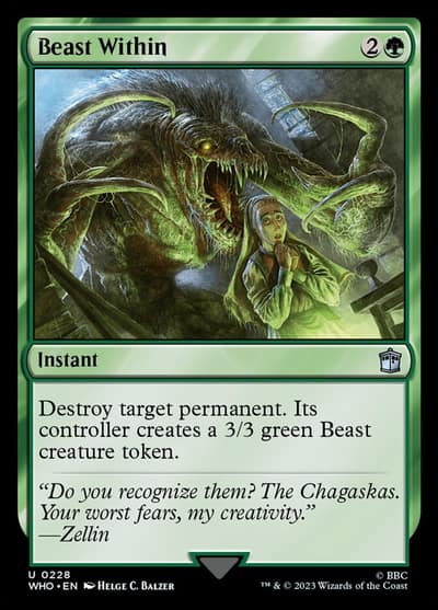 Beast Within WHO-228 Doctor Who Magic card