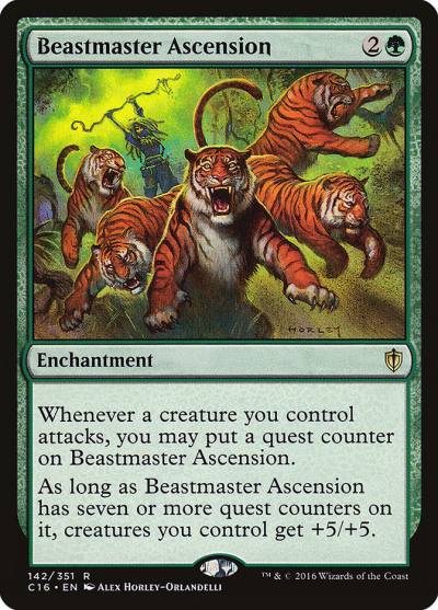 Beastmaster Ascension C16-142 Commander 2016 Magic card