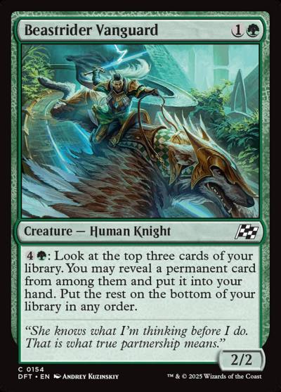 Beastrider Vanguard 154 Aetherdrift Magic card