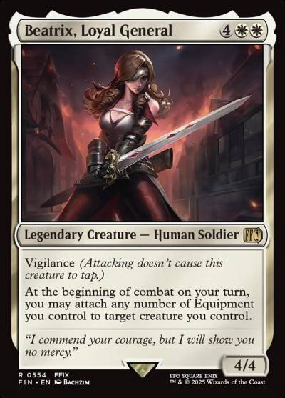 Beatrix, Loyal General FIN-554 Final Fantasy Magic card