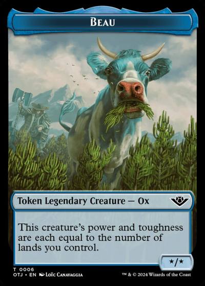 Beau TOTJ-6 Outlaws of Thunder Junction Tokens Magic card