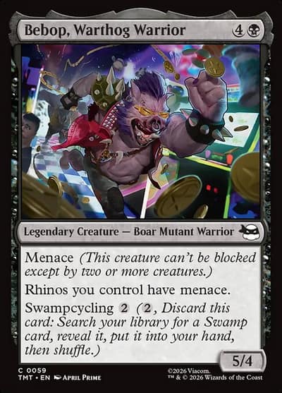 Bebop, Warthog Warrior 59 Teenage Mutant Ninja Turtles Magic card