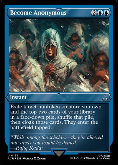 Become Anonymous ACR-186 Assassin's Creed Magic card