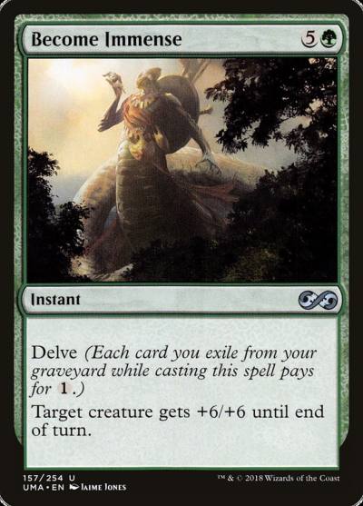 Become Immense UMA-157 Ultimate Masters Magic card
