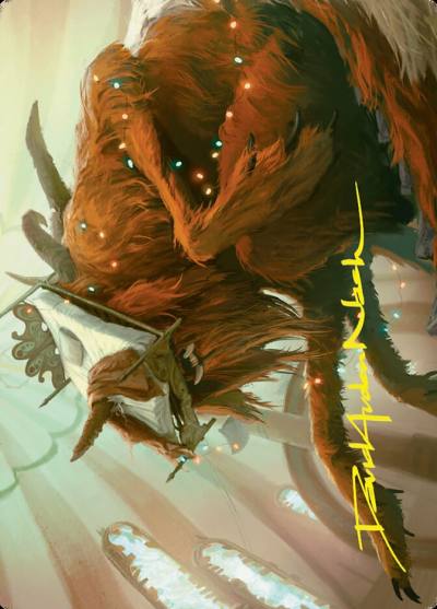 Bedhead Beastie // Bedhead Beastie ADSK-11 Duskmourn: House of Horror Art Series Magic card
