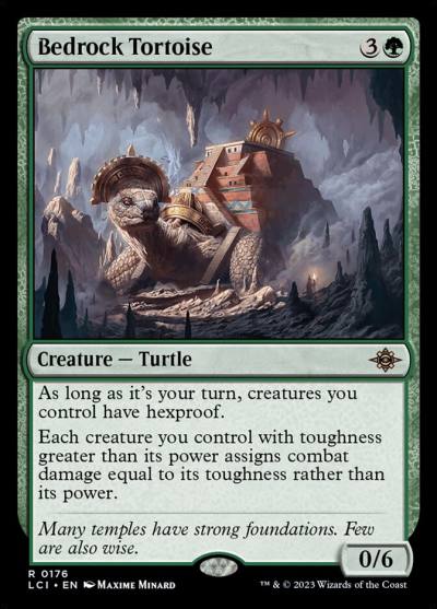 Bedrock Tortoise LCI-176 The Lost Caverns of Ixalan Magic card