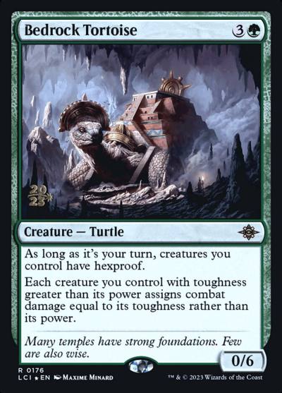 Bedrock Tortoise PLCI-176S The Lost Caverns of Ixalan Promos Magic card