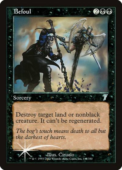 Befoul 7ED-118STAR Seventh Edition Magic card