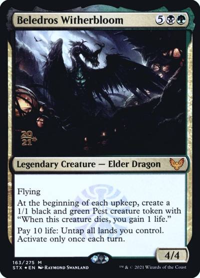 Beledros Witherbloom PSTX-163S Strixhaven: School of Mages Promos Magic card