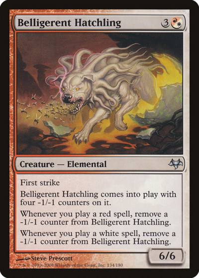 Belligerent Hatchling EVE-134 Eventide Magic card