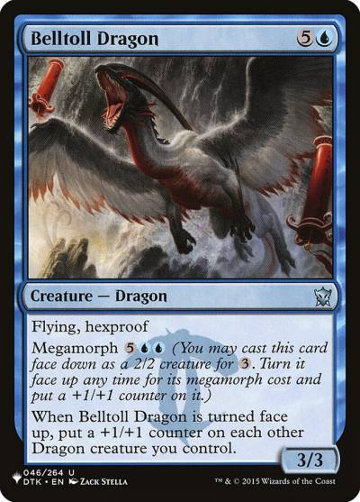 Belltoll Dragon PLST-DTK-46 The List Magic card