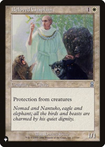 Beloved Chaplain PLST-ODY-11 The List Magic card