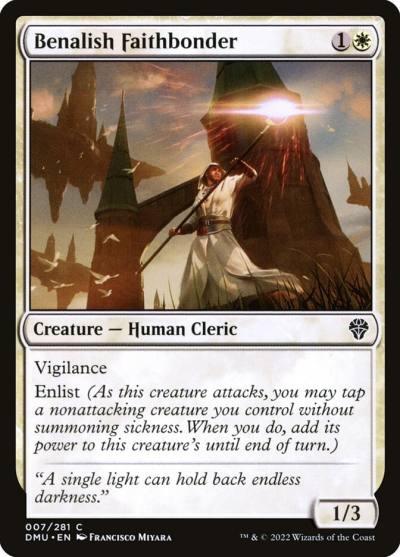 Benalish Faithbonder 7 Dominaria United Magic card