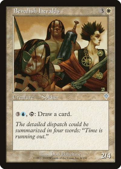 Benalish Heralds 6 Invasion Magic card