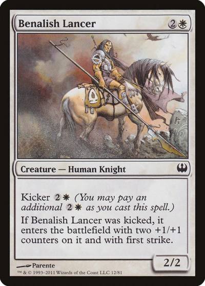 Benalish Lancer DDG-12 Duel Decks: Knights vs. Dragons Magic card