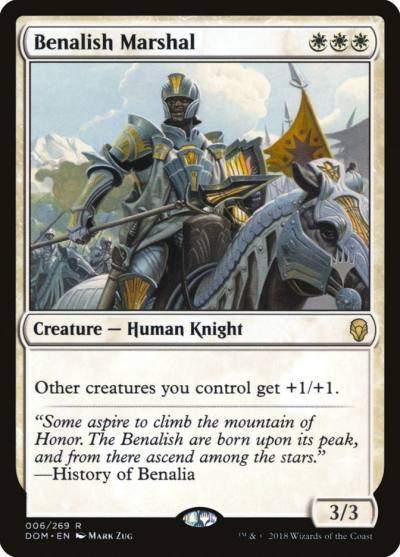 Benalish Marshal PDOM-6P Dominaria Promos Magic card