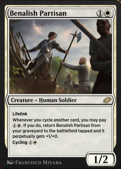 Benalish Partisan J21-3 Jumpstart: Historic Horizons Magic card