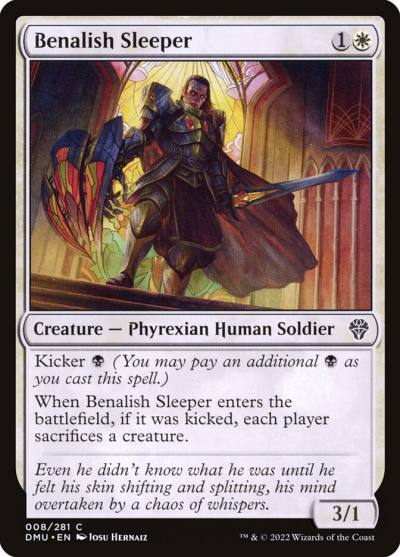 Benalish Sleeper 8 Dominaria United Magic card