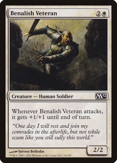 Benalish Veteran 10 Magic 2012 Magic card