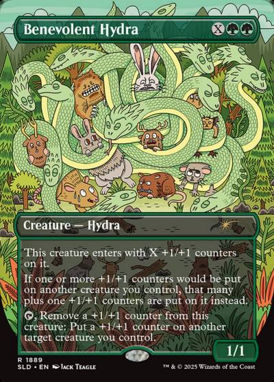 Benevolent Hydra SLD-1889 Secret Lair Drop Magic card