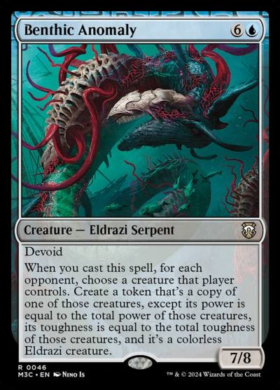 Benthic Anomaly 46 Modern Horizons 3 Commander Magic card