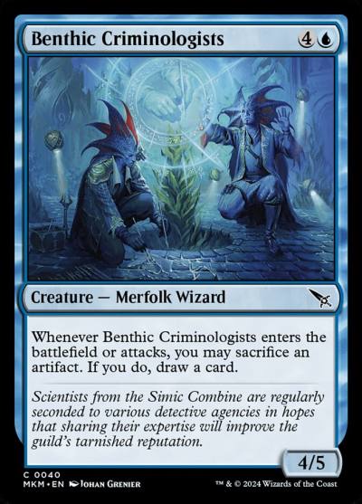 Benthic Criminologists 40 Murders at Karlov Manor Magic card
