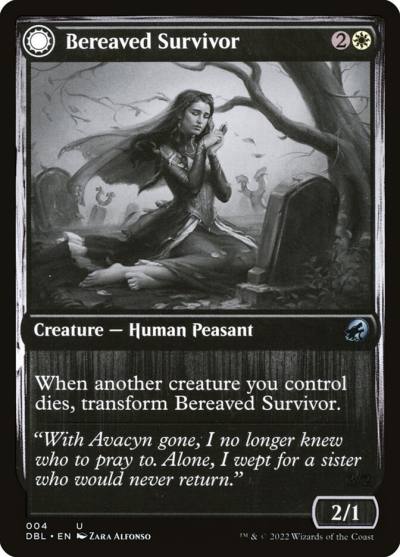 Bereaved Survivor // Dauntless Avenger DBL-4 Innistrad: Double Feature Magic card