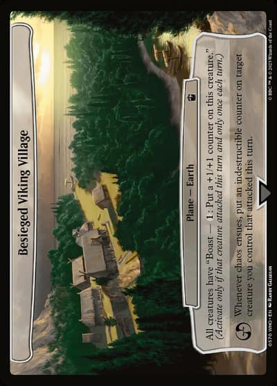 Besieged Viking Village WHO-570 Doctor Who Magic card