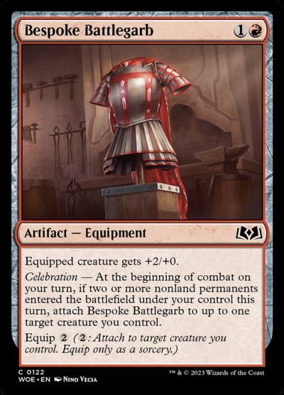 Bespoke Battlegarb WOE-122 Wilds of Eldraine Magic card