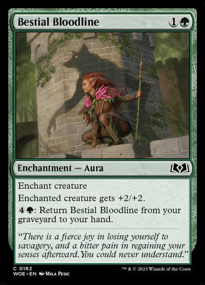 Bestial Bloodline WOE-162 Wilds of Eldraine Magic card