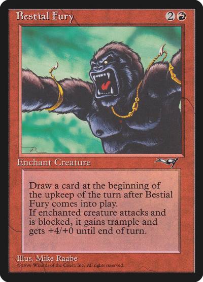 Bestial Fury ALL-67A Alliances Magic card