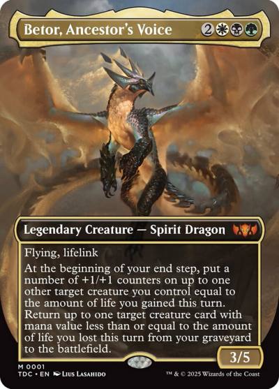 Betor, Ancestor's Voice 1 Tarkir: Dragonstorm Commander Magic card