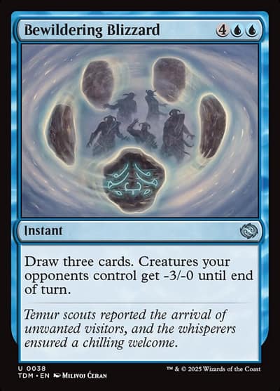 Bewildering Blizzard TDM-38 Tarkir: Dragonstorm Magic card
