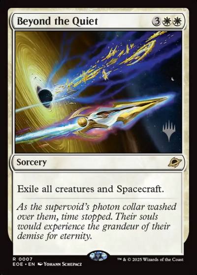 Beyond the Quiet PEOE-7P Edge of Eternities Promos Magic card