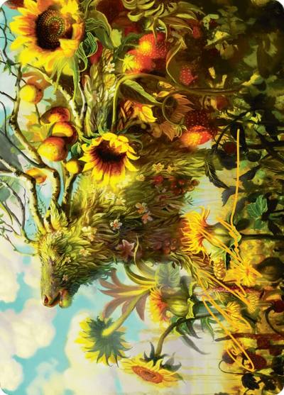 Beza, the Bounding Spring // Beza, the Bounding Spring ABLB-1 Bloomburrow Art Series Magic card