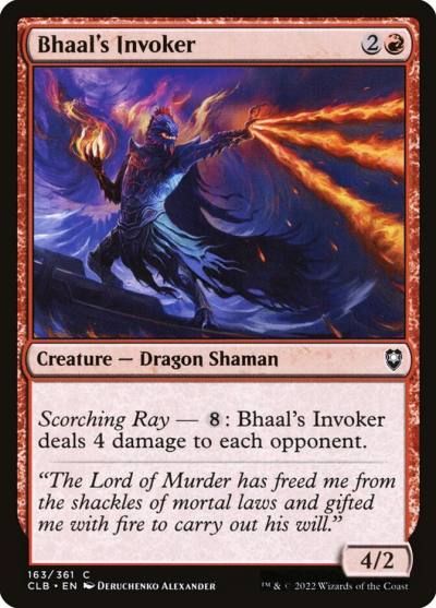 Bhaal's Invoker 163 Commander Legends: Battle for Baldur's Gate Magic card