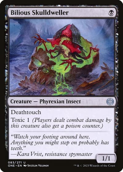 Bilious Skulldweller 83 Phyrexia: All Will Be One Magic card