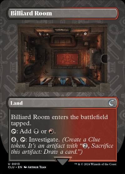 Billiard Room CLU-13 Ravnica: Clue Edition Magic card